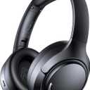 Hybrid Active Noise Cancelling Bluetooth 6.0 Headphones 120H Long Playtime, 6 ENC Mic, Over Ear Headphones Wireless, Hi-Res Audio, Memory Foam Earcup, Transparency Mode ANC Headphone for Travel Office