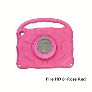 360° Rotating Fire HD 8 Tablet Case for * Fire HD 8 & 8 Plus (2024/2022/2020 */10th Gen) gen shockproof protective cover with foldable stand material, durable, lightweight, design