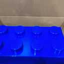 LEGO Classic BLUE Brick Storage Box with 8 Knobs, Bright Blue