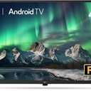 FPD 43 Inch Smart TV Flat Screen Frame LED Television Full HD 1080p Google Cast Built in, Streaming Live Ultra Thin HDR10 Android TV, Bluetooth, Vesa, Hdmi, WiFi (Palette-Series 2026)