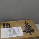 Brightown 15 Pcs Red Velvet Christmas Balls, 3.15 Inch Velvet Ornaments for Christmas Tree, Christma Tree Flocked Ornaments Balls for Family Holiday Wedding Party Xmas Hanging Decoration