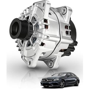 A0009068601 Alternator 180A 12V Compatible with Mer-cedes B-enz E550 2012-2017, ML550 2013-2014, S550 CL550 CLS550 GL450 GL550 SL550 SLK55, 6-Groove Pulley - Replaces 11808N FG18S029 0141540902