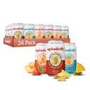 Spindrift Sparkling Water, Mocktail 3 Flavor Variety Pack, Made with Real Squeezed Fruit, 12 Fl Oz Cans, Pack of 24, BBD 11/08/26