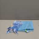 Patelai 5 Pcs Cat Bathing Bag Set Cat Grooming Bag Adjustable Pet Shower Net Muzzles Nail Clipper Tick Remover Tool Massage Brush(Blue)