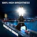 Custom for Kia Sorento 2014 2015 2016 2017 2018 Light Bulbs High Low Beam Combo Bulb 6000K White 25000LM Lamp Easy Installation 4PCS
