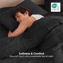Bedsure Queen Sheet Set - 4 Pieces Soft, Breathable, Cooling Bed Sheets