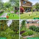 Mole Repellent Solar Powered, 8 Pack Snake & Skunk Repellent for Yard, IP 65 Waterproof Ultrasonic Deterrent Stakes, Get Rid for Rabbit, Gopher, Vole, Chipmunk, Deer, Groundhog for Lawns Garden