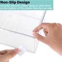 2 x Prsildan Acrylic Makeup Organizer, 2 Pack Stackable Clear Storage Drawers for Baby Bottles Desk Organizers with 2 Drawers for Countertop Vanity Nursery Modular System for Cosmetics Jewelry