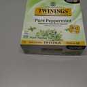 Twinings Pure Peppermint Herbal Tea Individually Wrapped Bags, 100 Count (Pack of 1), Fresh Minty Flavour, Naturally Caffeine-Free, Enjoy Hot or Iced, 100 Teabags (EXP 04/08/29)