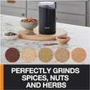 KRUPS Electric Coffee Grinder, Stainless Steel Blades, Black | 3 oz Capacity | 200W Motor | For Coffee Beans, Herbs & Nuts | Pack of 2