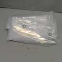 Barossa Design Extra-Long Shower Curtain with 84 inches Height (72x84),PEVA - Waterproof,Eco-Friendly, Non-Toxic, Odorless, PVC Free, Metal Grommets (Clear)