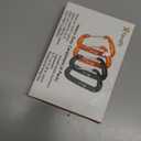 12KN Heavy Duty Carabiner Clips - Favofit 3.2'' Small Carbineers for Hiking Camping Hammocks Keys Keychains Dog Leashes - Ideal for Outdoor Enthusiasts (Orange)