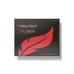 Ashton Sheets Premium 1000 Thread Count Egyptian Cotton Twin XL Fitted Sheet Only  22" Deep Pocket Twin XL Fitted Sheet, Easy Snug Fit, Soft Sateen Weave, Extra Long Staple Cotton XL Twin  White Ashton Sheets Premium 1000 Thread Count Egyptian Cotton Twin XL Fitted Sheet Only  22" Deep Pocket Twin XL Fitted Sheet, Easy Snug Fit, Soft Sateen Weave, Extra Long Staple Cotton XL Twin  White