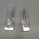 2-Pack Tongue Scraper, 100% 304 Surgical Stainless Steel Tongue Cleaner for Both Adults and Kids, Professional Reduce Bad Breath Metal Tongue Scrapers, Help Your Oral Hygiene (with 2 cases)