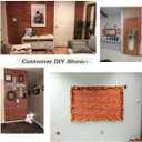 Coavas Brick Wallpaper Peel and Stick Red Faux Brick Contact Paper 17.7x393.7 Inches Removable Wall Paper Adhesive Renter Friendly Wallpaper Bathroom Wallpaper Farmhouse Kitchen Backsplash