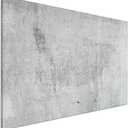 Navaris Magnetic Dry Erase Board - 24 x 36 inches Decorative White Board for Wall with Printed Design, Includes 5 Magnets and Marker - Concrete