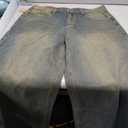 Men's Baggy Hip Hop Jeans Wide Leg Skater Denim Pants Casual Loose Fit Long Trousers Streetwear (Medium, A14 Retro Blue)