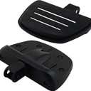 FATECIM Motorcycle Mini Board Floorboards Footpegs Foot Pedals Footrests with Male Mount Adapter for Honda VTX 1800C 1800F 1300C Shadow VLX 600 Sabre Spirit Phantom Aero Fury Magna Stateline Black
