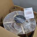 20" Boho Ceiling Fans with Lights and Remote, Bohemian Caged Ceiling Fan with Light, Enclosed Fabric 6 Speeds for Bedroom, Living Room, Nursery (Beige)