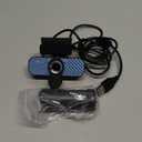 1080P HD Webcam with Built-in Microphone, Rotatable Tripod, Wide-Angle Lens,Privacy Cover, Auto Light Correction, Plug & Play USB-A Webcam for Laptop, Desktop, PC, Streaming-Black