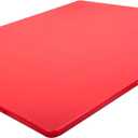 Thirteen Chefs Extra Large 24 x 18 Red Cutting Board - HDPE Plastic, 1/2" Thick Poly for Commercial Restaurant Kitchens, NSF Stamped