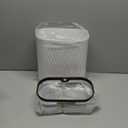 steo spce Automatic Motion Sensor Bathroom Small Trash Can with Lid, 2.6 Gallon Touchless Slim Garbage Can, Smart Waterproof Trash Bin for Bedroom, Restroom, Living Room, Office (White Grey)