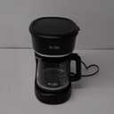 Mr. Coffee Black Coffee Maker, 12 Cups, with Auto Pause and Glass Carafe, Perfect for Home and Office Use