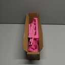 LNYZQUS Small Kids Shoe Rack, 4 Tier Pink Shoe Organizer Shoe Shelf for Closet,Stackable Narrow Shoe Stand Slim Zapateras Organizer,Cute Toddler Shoe Rack Floor for Women & Girls-Full Pink