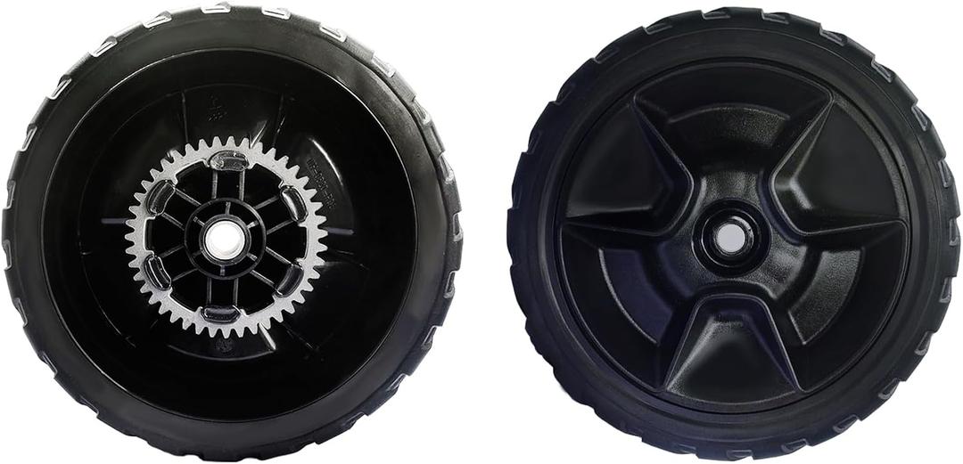 42710-VR8-N00ZA 2 Rear Lawn Mower Wheels, Compatible With Honda HRN216 HRN216VKA HRN216VKA, HRN216VKAA Walk Behind Lawn Mower, 8 Inch Push lawn Mower Wheels