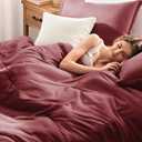 Quataly Oversized Queen Comforter Set Prewashed Lightweight Quilted Bedding