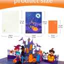 3 x Halloween Pop Up Card with Haunted House and Costumed Kids  3D Halloween Greeting Card for Kids, Grandson, Granddaughter, Boys, Girls, Birthday or Trick or Treat  Includes Envelope and Blank Note Card