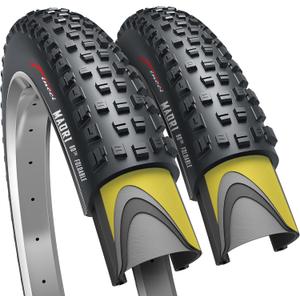 Fincci Maori 29 x 2.25 Inch Bike Tire Foldable 57-622 60 TPI with Nylon Protection for Mountain Enduro Gravel MTB Hybrid Bicycle (Pair)