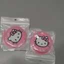 Cute Cup Holder Coasters Silicone Anti Slip Car Coasters, Cup Pads for Home Office, Universal Bling Crystal Rhinestone Car Interior Accessories Set of 2 (Pink)