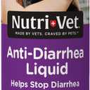 Nutri-Vet Anti-Diarrhea Liquid for Cats, Gentle Formula with Pectin and Kaolin, Soothes Upset Stomach and Irritated GI Tract, Slows Stool Passage, Cat Essentials, Detoxifies Bacterial Toxins, 4oz