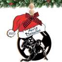 2025 Christmas Ornament,Soccer Ornaments for Christmas Tree,Wooden Soccer Themed Gifts for Boys,Girls,Teenagers,Players, Coaches, Personalized Sports Ball Decoration Holiday Present