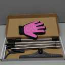 B-Land Carpet Rake for Pet Hair Removal, Reusable Pet Hair Remover with 60 Adjustable Long Handle, Carpet Scraper Dog Cat Hair Remover Tool for Rugs, Mats