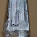 Delamu Pantry Door Organizer, Adjustable Metal Over the Door Pantry Organizer Rack, 6Tier Over the Door Spice Rack, Kitchen Pantry Door Organizers and Storage, D5 W12 H52.1 inch, White, Small