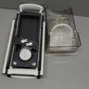 SupMaKin Upgrade Safe Mandoline Slicer, Multi Vegetable Chopper, Potato Slicer, Vegetables Slicer Onion Chopper Fry Cutter, Kitchen Chopping Artifact (GrayWhite)