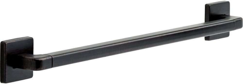 Delta Faucet 41924-RB Angular Modern 24-Inch Grab Bar with Concealed Mounting, Venetian Bronze