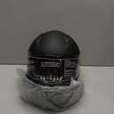 GLX GX11 Compact Motorcycle Helmet - Matte Black, Small - Full Face w/ Tinted Visor, DOT Approved