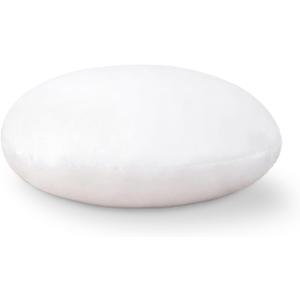 MIULEE 22 Inch Round Throw Pillows Pillow Insert, Floor Pillow Form Stuffer Sham for Decorative Cushion Bed Couch Sofa Wedding (22x22 Inch (Pack of 1))