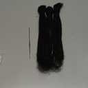 100% Real Human Hair 0.2cm Width 8 Inch Loc extensions Human Hair with Curly Ends 30 Strands per pack Full Handmade Dreadlock Extensions Can be dyed and bleached for Men Women Kids (8 Inch-30)