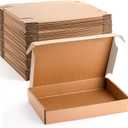 Cedilis 30 Pack 12x8x2 Inches Shipping Boxes, Brown Corrugated Cardboard Mailer Boxes, Medium Mailing Boxes for Shipping Packing Small Business