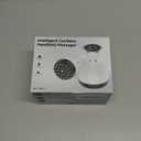 Lymphatic Drainage Massager & Anti Cellulite Massage Tool, Helps Reduce Stretch Marks & Cellulite, for Legs, Arms & Belly, Body Sculpting Machine with Microcurrent & Red-Light & Heat & Vibration (White)