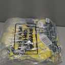 Tanlade 90 Pcs Individually Wrapped Sponges Kitchen Bulk Non Scratch Scouring Sponges for Dishes Household Cleaning Travel Apartments Hotel Car (Yellow Green)