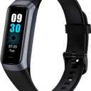 Fitness Tracker with Step Counter/Calories/Stopwatch, Activity Tracker, Health Tracker with Heart Rate Monitor, Sleep Tracker,1.10''AMOLED Touch Color Screen, Pedometer Watch for Women Men