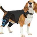 Marnonsis Dog Knee Brace for Torn Acl Hind Leg, 4 Stabilizers Dog Leg Braces for Back Leg, Adjustable Hip Support to Reduces Pain, Ligament Injuries & Luxating Patella for Small Medium Large Dogs