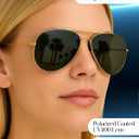 grinderPUNCH Polarized Classic Aviator Sunglasses Fashionable Lightweight Sunglasses for Men UV Protection