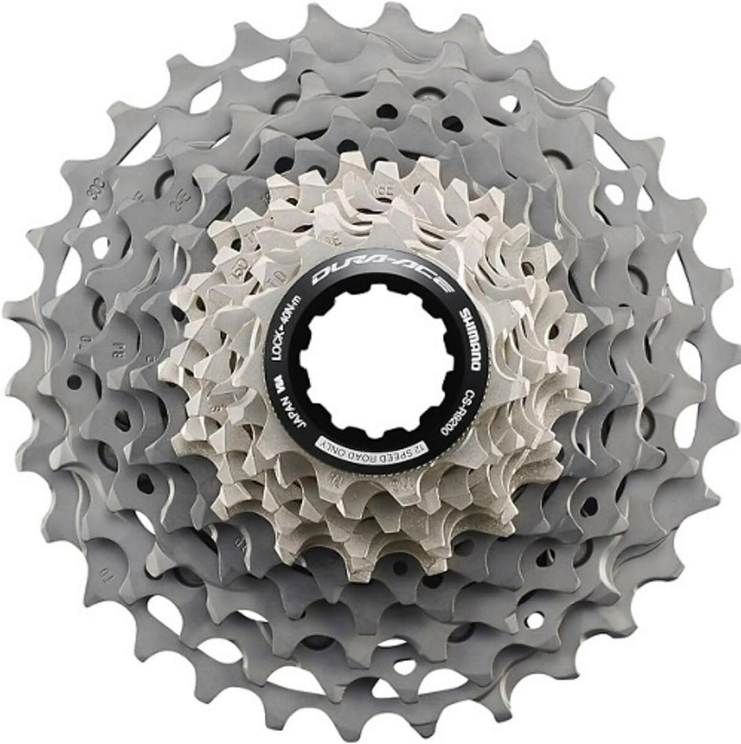 Shimano Cassette Sprocket, CS-R9200, DURA-ACE, 12-Speed, 11-12-13-14-15-17-19-21-24-27-30-34T