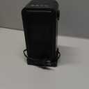 Small Space Heater, Mini Portable Desk Heater with 2s Instant Warmth, 1200W Ceramic Heating, Dual Power Modes, Timer & Overheat Protection  Personal Indoor Space Heater for Bedroom, Office, Home (BLACK)